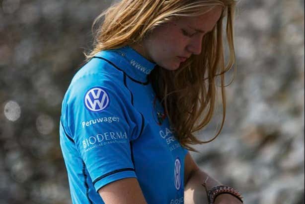 Preparándose para surfear