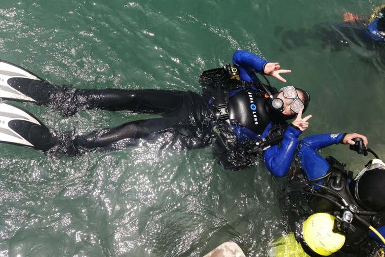 Inmersión en el mar