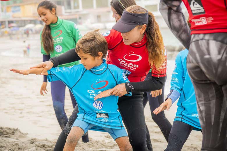 Aprendiendo a surfear