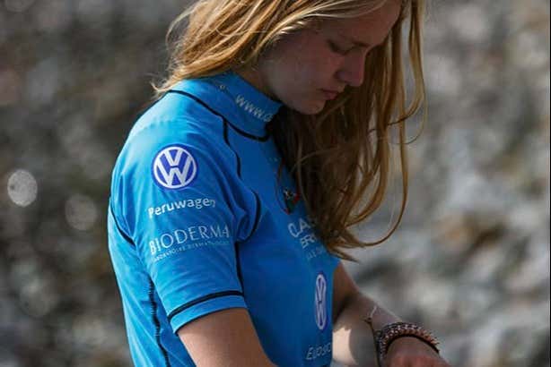 Preparándose para surfear