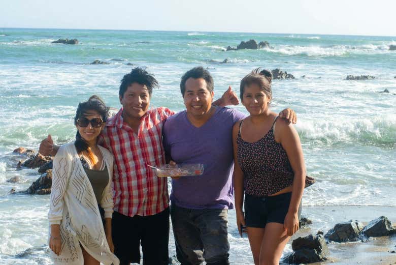 Enjoying the day at San Fernando National Reserve