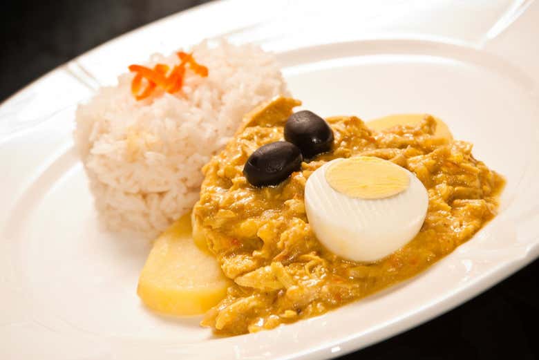 Ají de gallina, piatto tipico della tradizione peruviana