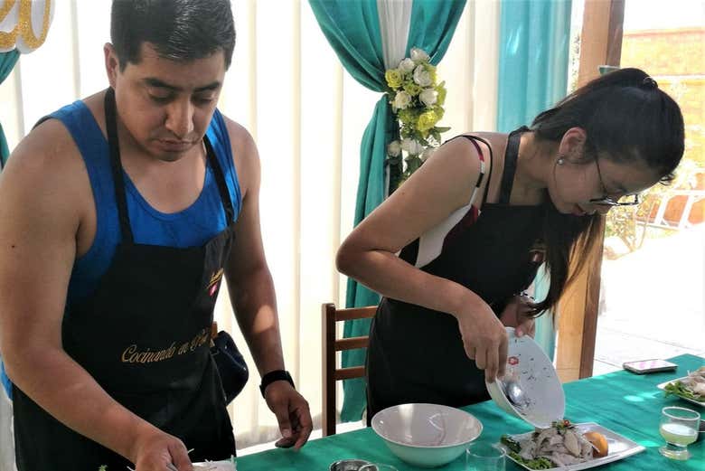 Laboratorio di cucina a Tacna