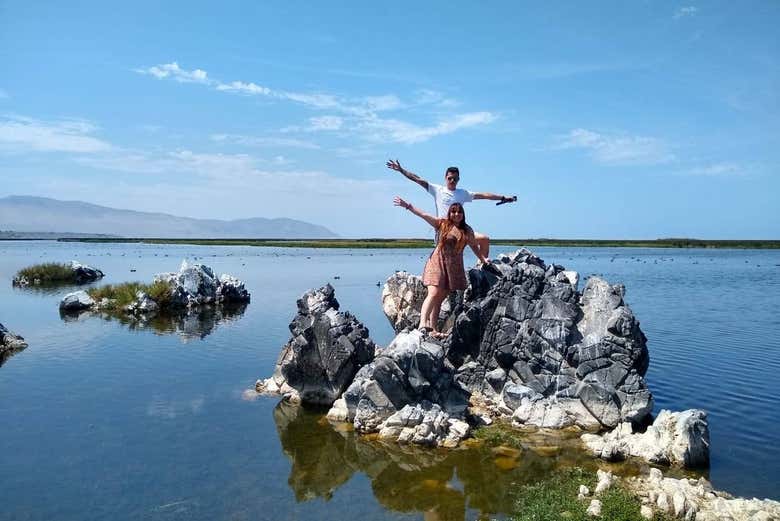 Enjoying the day trip