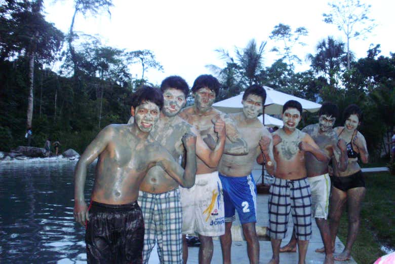 Thermal pools at Aguas Sulfurosas