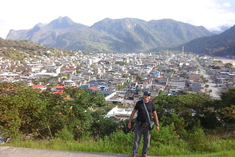 Vista del cerro de la Bella Durmiente desde el mirador