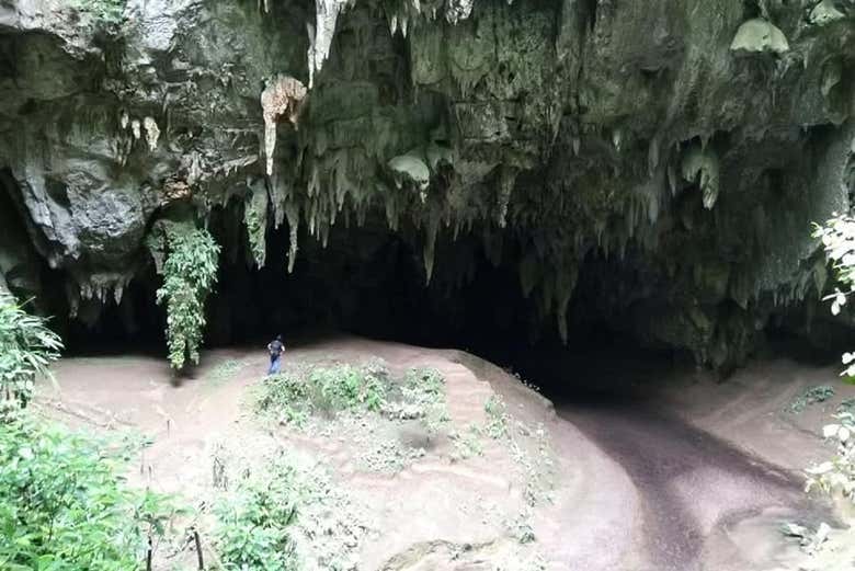 Exterior of the cavern