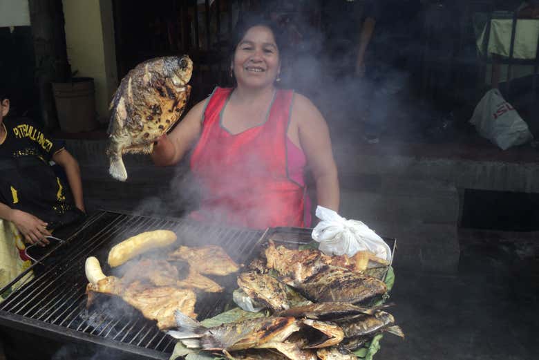 Mercado de productos típicos