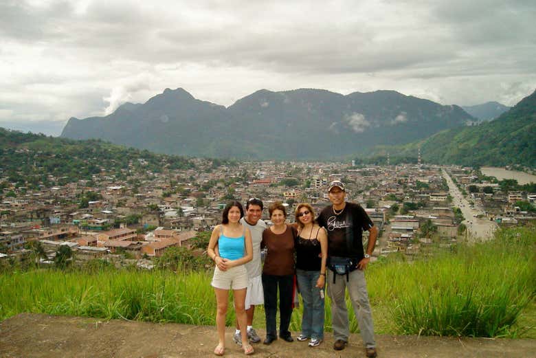 Visitando el mirador de San Cristóbal