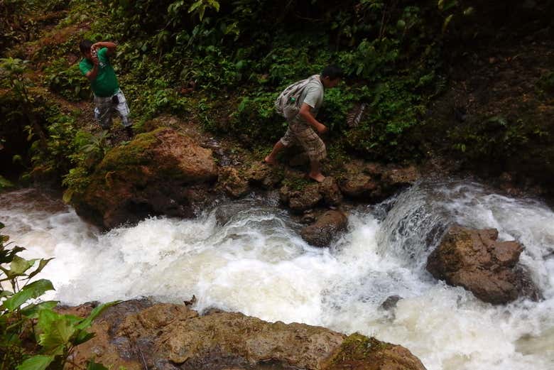 Ruta de aventura por la catarata de San Miguel