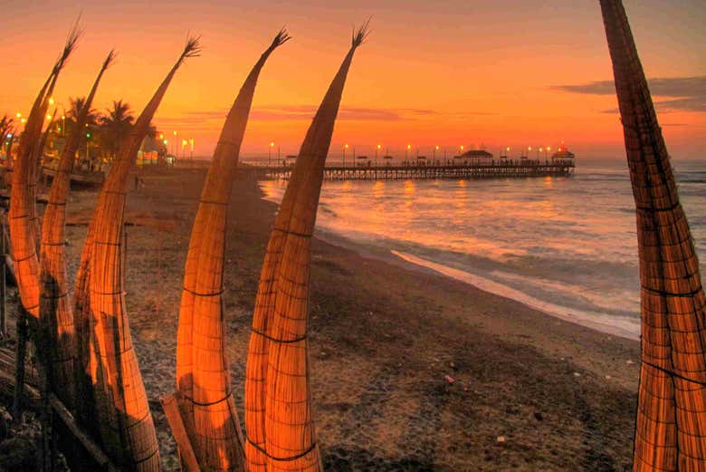Atardecer en Huanchaco