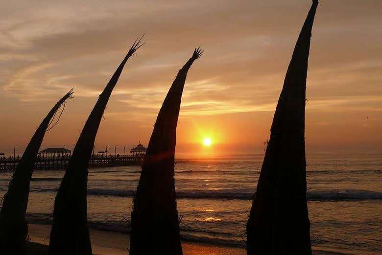 Atardecer en Huanchaco