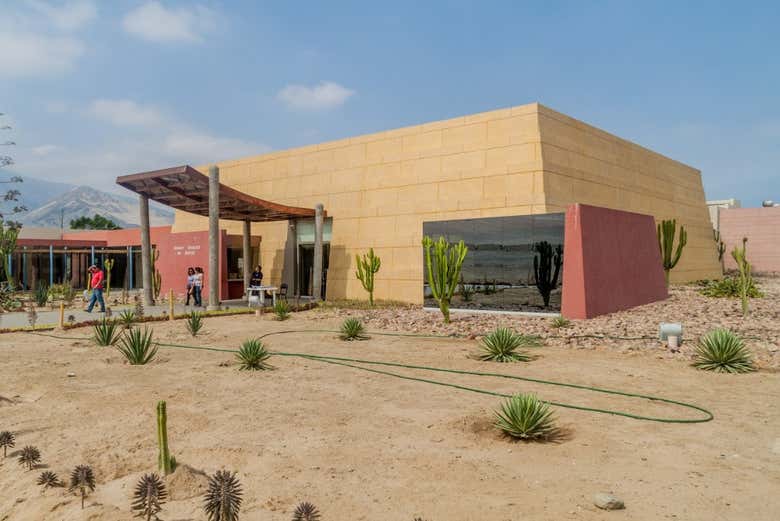 Vista de las instalaciones del museo Huacas Moche 