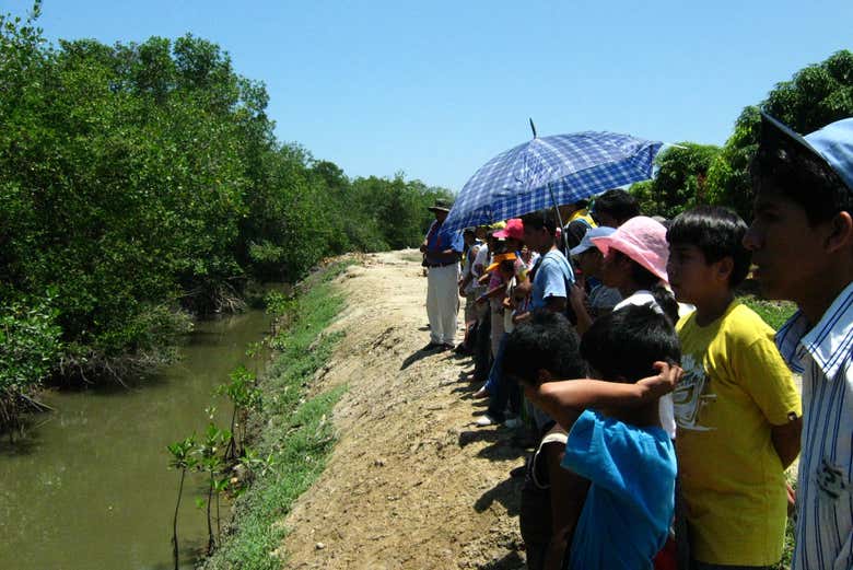 Visitando el estero La Chepa