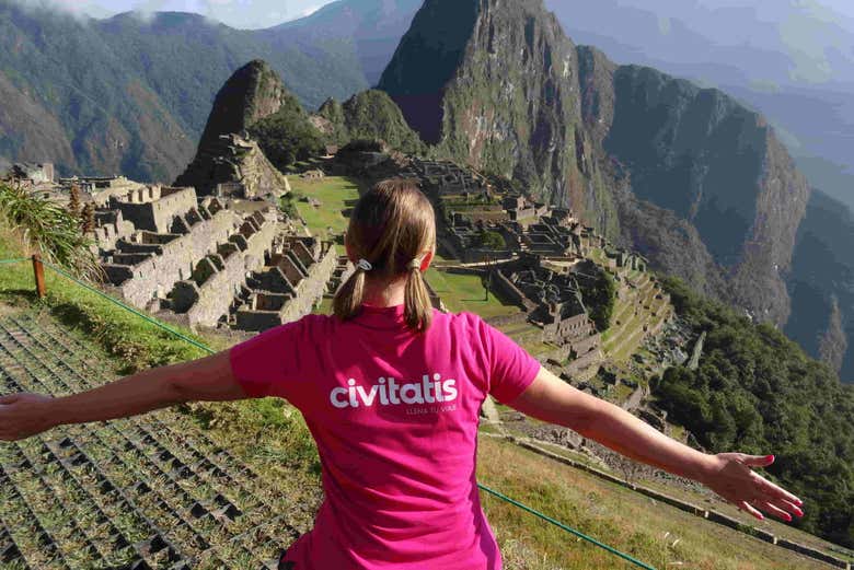 Disfrutando de Machu Picchu