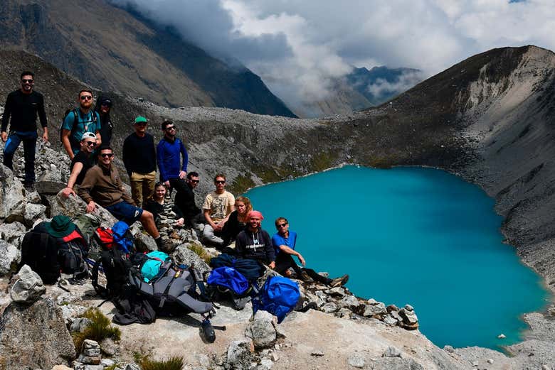 Vista de la laguna Humantay