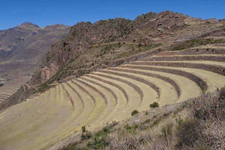 Ruinas incas en Pisac