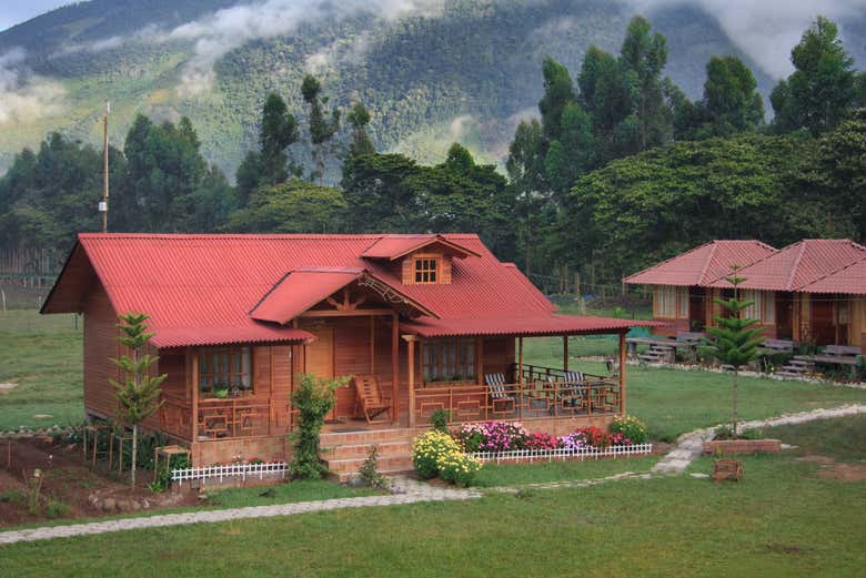 Traditional housese in Oxapampa