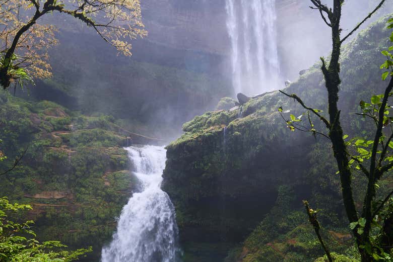 Cataratas naturales en Chanchamayo