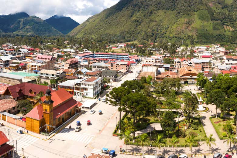Bird's eye view of the charming Oxapampa