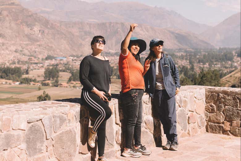 Conociendo el mirador de Yucay