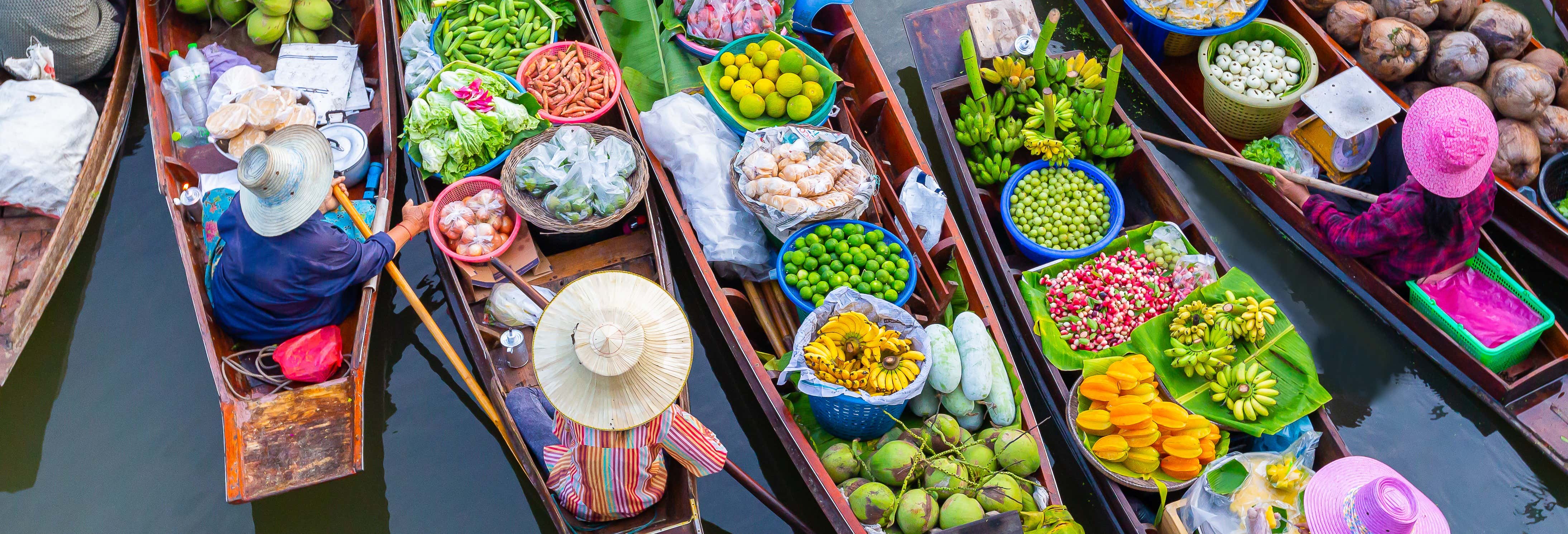 Mercado flotante Khlong Lat Mayom