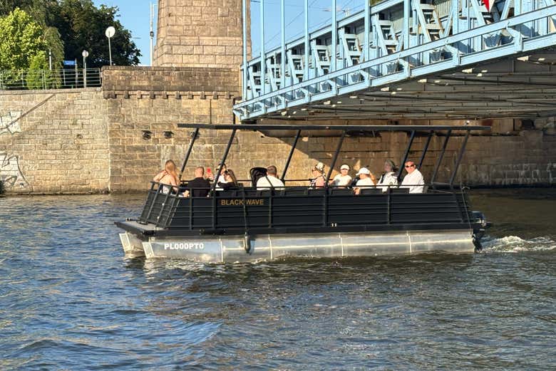 Durante la navegación por el río Óder