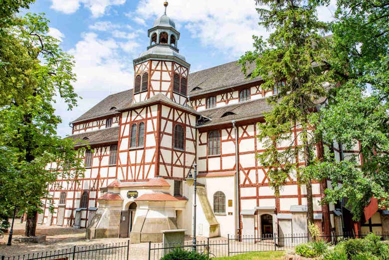Exterior of Jawor Lutheran Church