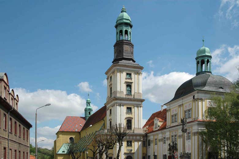 Exterior del santuario de Santa Eduviges
