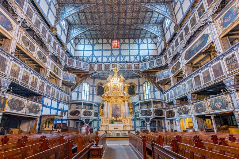 Interior de la Iglesia de la Paz