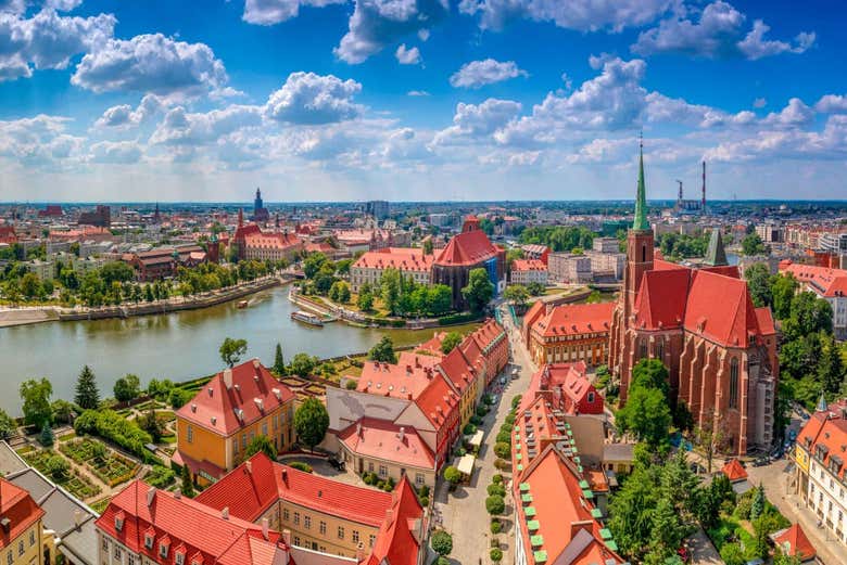 The views of Wroclaw