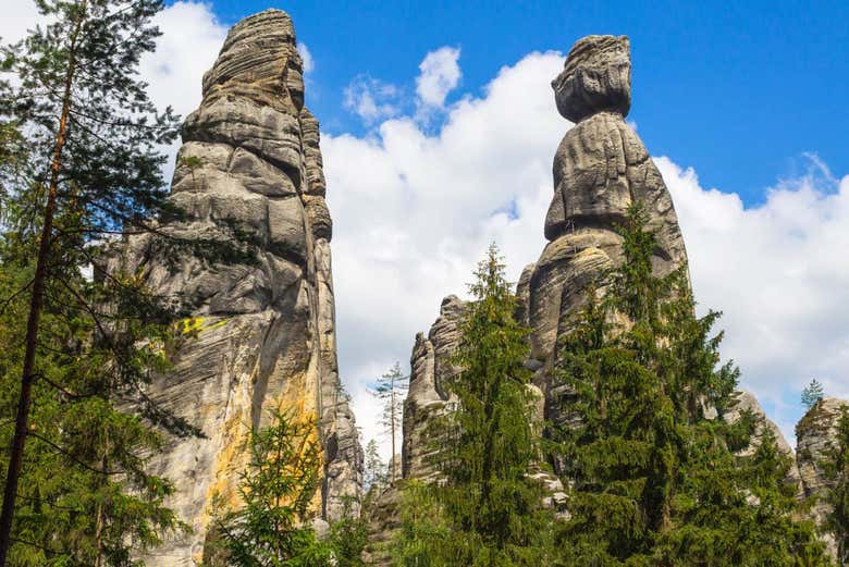 Rocks which featured in the Chronicles of Narnia