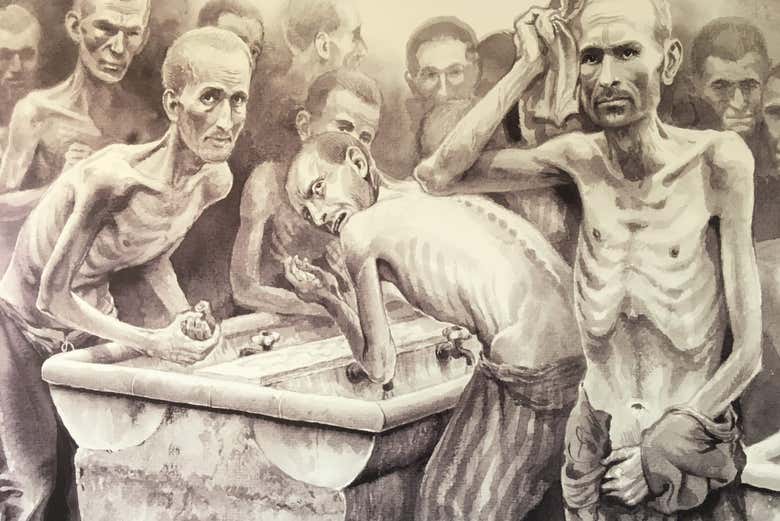 Imágenes dibujadas por los supervivientes