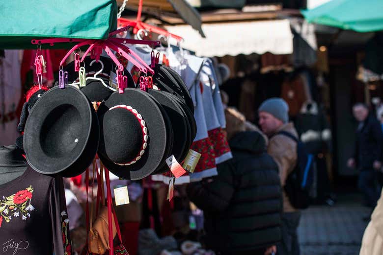 Visiting a shop selling typical Zakopane products