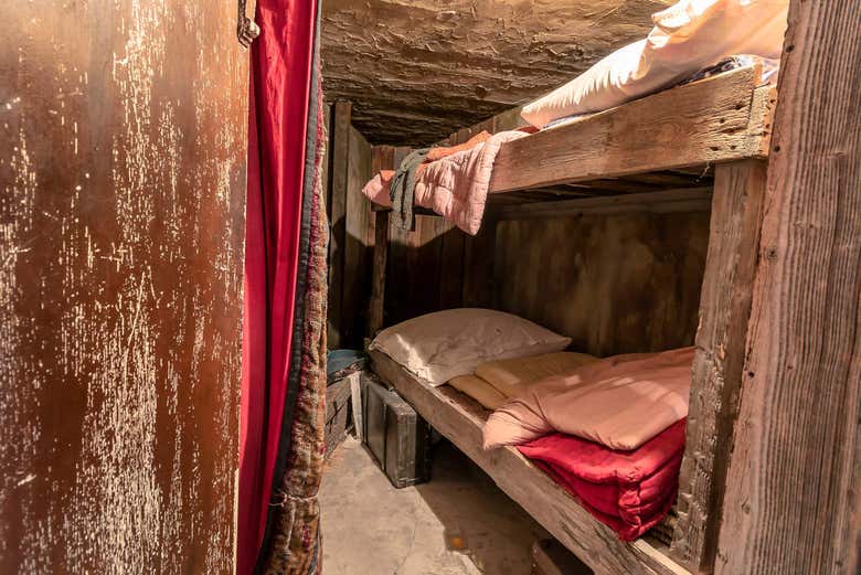 Letti all'interno della fabbrica