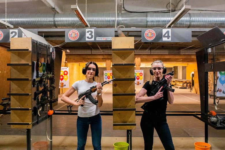 Podréis utilizar armas en un entorno de lo más seguro