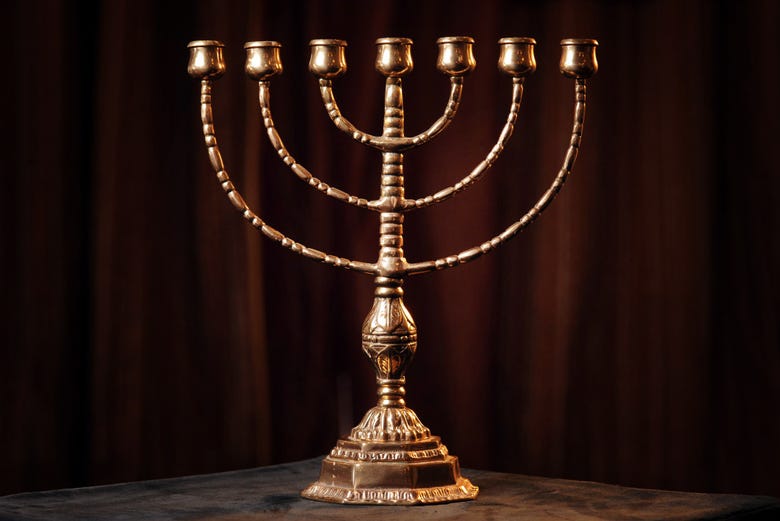 A menorah in the concert hall