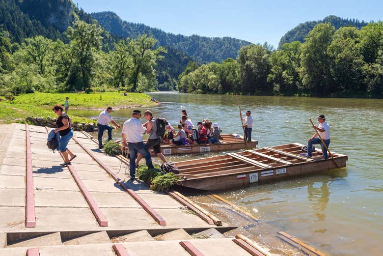 Molo sul fiume Dunajec