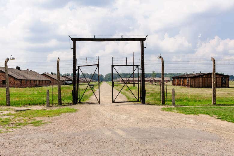 Entrada del campo de concentración