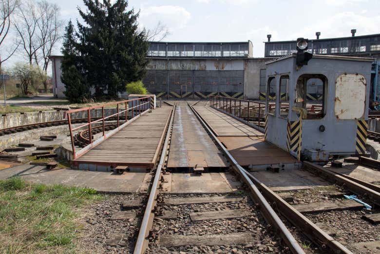 Abandoned train station