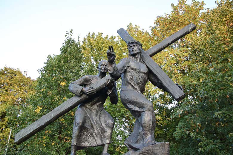 La estatua del Santuario