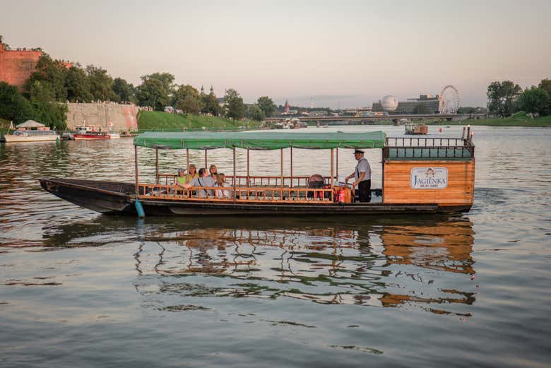 Embarcación en Tyniec