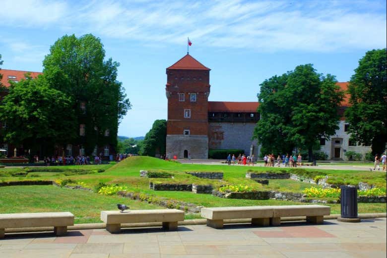 Exteriores del castillo de Wawel