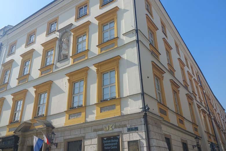 Contemplaremos varios edificios del centro de Cracovia