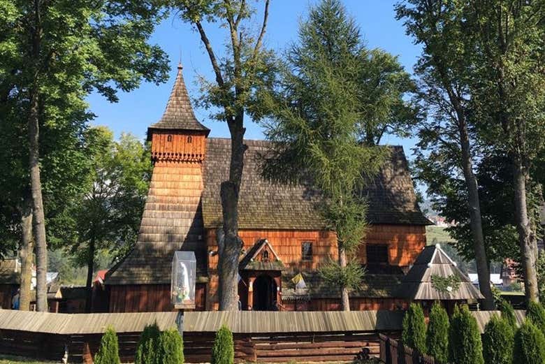 Église typique en bois