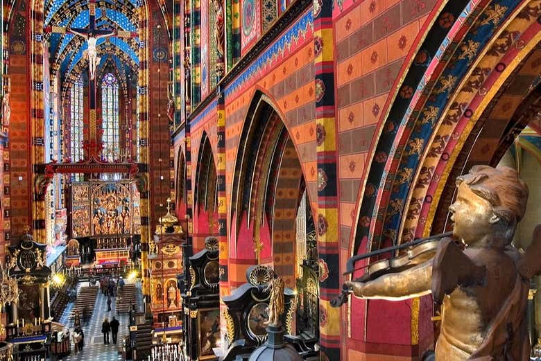 Interior de la basílica de Santa María