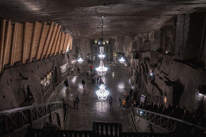 Interior de la Minas de Sal de Wieliczka