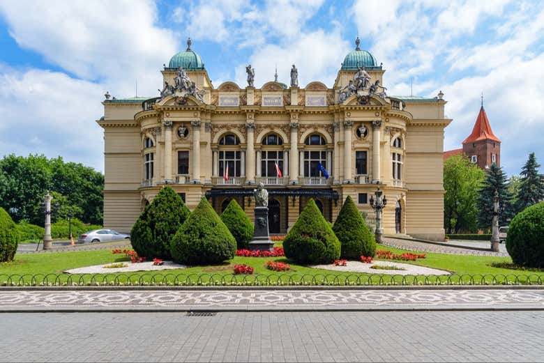El elegante Teatro Juliusz Slowacki