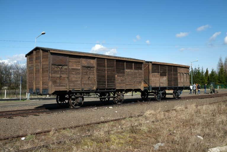 C'est ici que les prisonniers arrivaient dans les camps