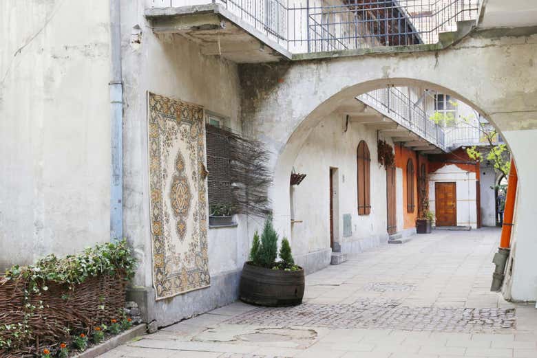Typical street in Kazimierz